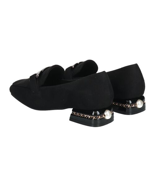 Bridget Birkin / ブリジットバーキン ビジネス・ドレスシューズ | 【BRIDGET BIRKIN】パールヒールビジューバックルローファー | 詳細9