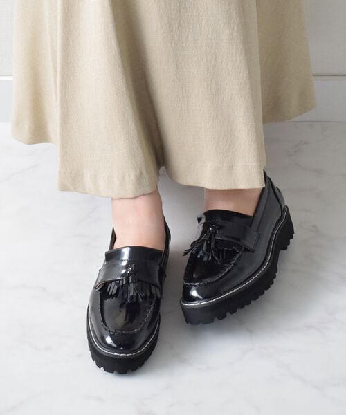 Bridget Birkin / ブリジットバーキン ビジネス・ドレスシューズ | 【BRIDGET BIRKIN】厚底タッセルローファー | 詳細10