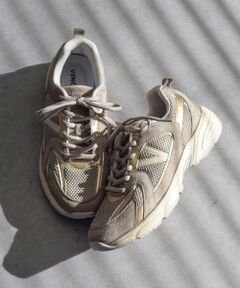 Bridget Birkin / ブリジットバーキン スニーカー | 【VINCULUM】スエードコンビレースアップスニーカー