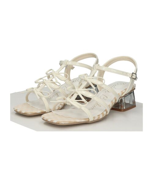 Bridget Birkin / ブリジットバーキン サンダル | 【BRIDGET BIRKIN】ギンガムチェックリボンサンダル | 詳細7