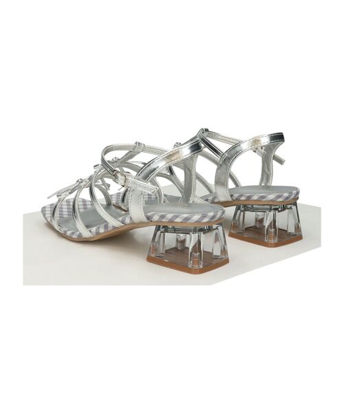 Bridget Birkin / ブリジットバーキン サンダル | 【BRIDGET BIRKIN】ギンガムチェックリボンサンダル | 詳細15