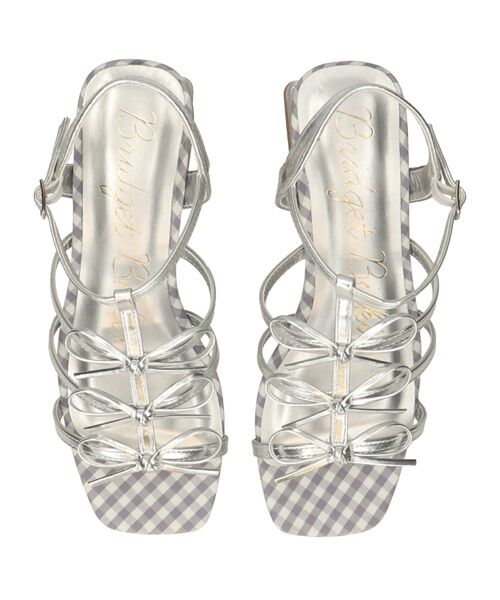 Bridget Birkin / ブリジットバーキン サンダル | 【BRIDGET BIRKIN】ギンガムチェックリボンサンダル | 詳細17