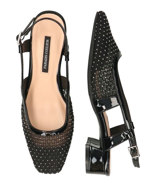 Bridget Birkin / ブリジットバーキン パンプス | 【PARADIS COULEUR】ラインストーンチュールバックバンド | 詳細6