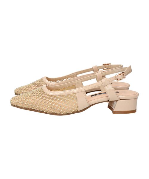 Bridget Birkin / ブリジットバーキン パンプス | 【PARADIS COULEUR】ラインストーンチュールバックバンド | 詳細9