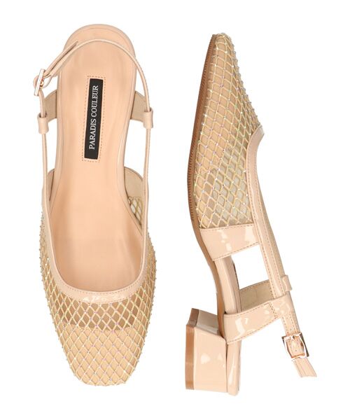 Bridget Birkin / ブリジットバーキン パンプス | 【PARADIS COULEUR】ラインストーンチュールバックバンド | 詳細13