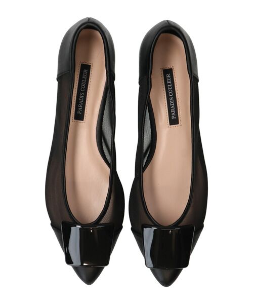 Bridget Birkin / ブリジットバーキン パンプス | 【PARADIS COULEUR】アクリルオーナメントチュールパンプス | 詳細5