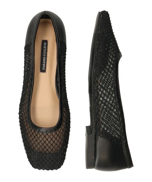 Bridget Birkin / ブリジットバーキン パンプス | 【PARADIS COULEUR】ラインストーンチュールスクエアパンプス | 詳細6