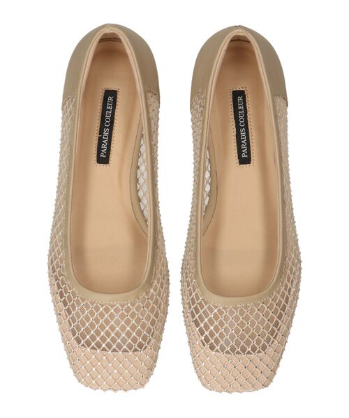 Bridget Birkin / ブリジットバーキン パンプス | 【PARADIS COULEUR】ラインストーンチュールスクエアパンプス | 詳細11