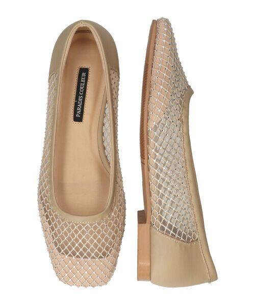 Bridget Birkin / ブリジットバーキン パンプス | 【PARADIS COULEUR】ラインストーンチュールスクエアパンプス | 詳細12