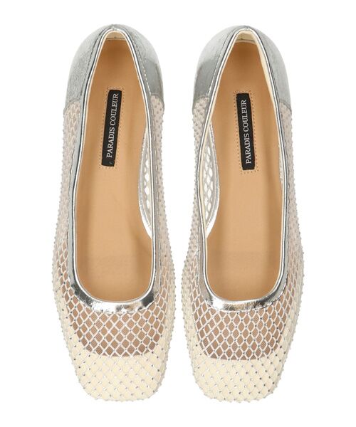 Bridget Birkin / ブリジットバーキン パンプス | 【PARADIS COULEUR】ラインストーンチュールスクエアパンプス | 詳細18