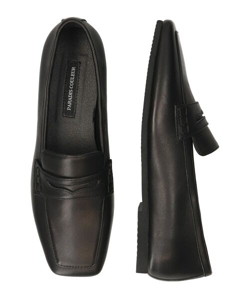 Bridget Birkin / ブリジットバーキン ビジネス・ドレスシューズ | 【PARADIS COULEUR】スクエアトウフラットローファー | 詳細5