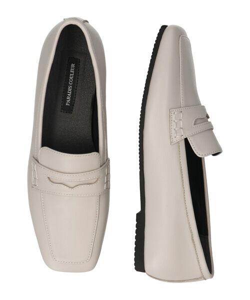 Bridget Birkin / ブリジットバーキン ビジネス・ドレスシューズ | 【PARADIS COULEUR】スクエアトウフラットローファー | 詳細11