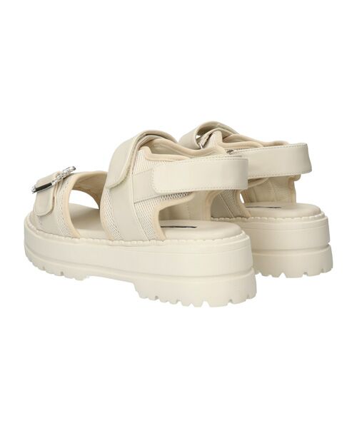 Bridget Birkin / ブリジットバーキン サンダル | 【PARADIS COULEUR】ビジューバックルベルクロスポーツサンダル | 詳細10