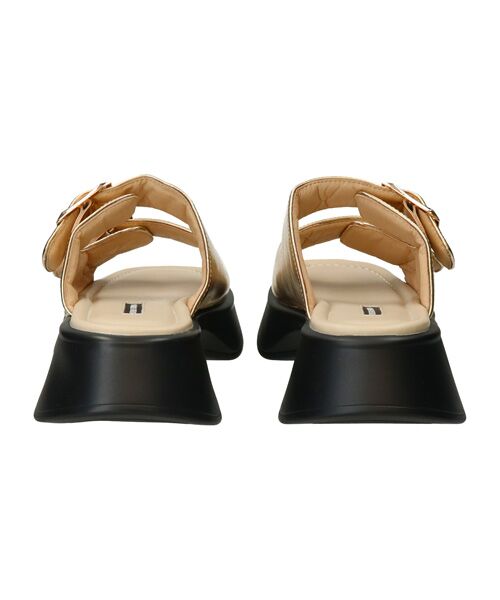 Bridget Birkin / ブリジットバーキン サンダル | 【PARADIS COULEUR】ダブルバックル厚底ミュールサンダル | 詳細11