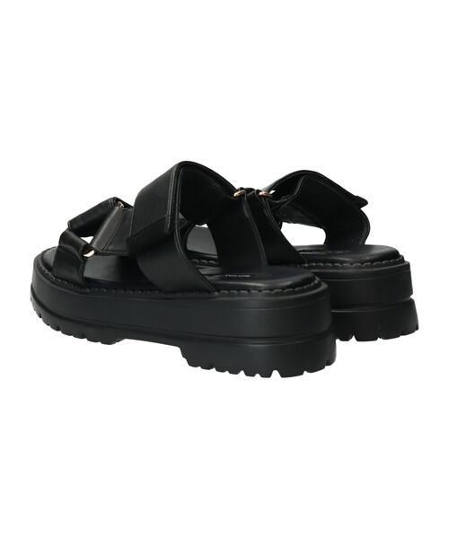 Bridget Birkin / ブリジットバーキン サンダル | 【PARADIS COULEUR】ワイドベルクロ厚底ミュールサンダル | 詳細3