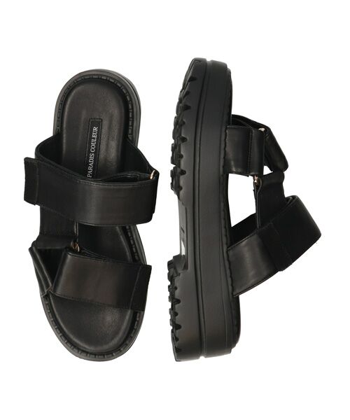 Bridget Birkin / ブリジットバーキン サンダル | 【PARADIS COULEUR】ワイドベルクロ厚底ミュールサンダル | 詳細6