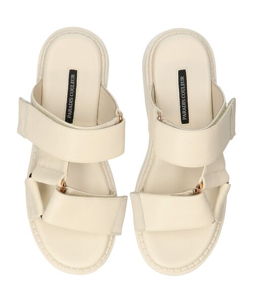 Bridget Birkin / ブリジットバーキン サンダル | 【PARADIS COULEUR】ワイドベルクロ厚底ミュールサンダル | 詳細12