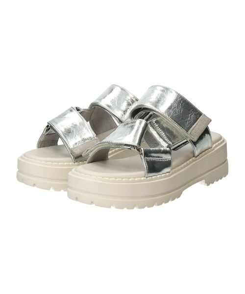 Bridget Birkin / ブリジットバーキン サンダル | 【PARADIS COULEUR】ワイドベルクロ厚底ミュールサンダル | 詳細15