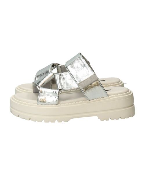 Bridget Birkin / ブリジットバーキン サンダル | 【PARADIS COULEUR】ワイドベルクロ厚底ミュールサンダル | 詳細16