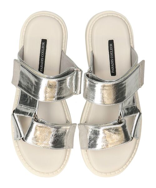 Bridget Birkin / ブリジットバーキン サンダル | 【PARADIS COULEUR】ワイドベルクロ厚底ミュールサンダル | 詳細19