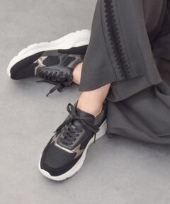 Bridget Birkin / ブリジットバーキン スニーカー | 【PARADIS COULEUR】異素材コンビレースアップスニーカー