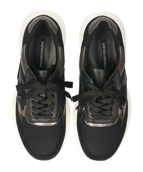 Bridget Birkin / ブリジットバーキン スニーカー | 【PARADIS COULEUR】異素材コンビレースアップスニーカー | 詳細5