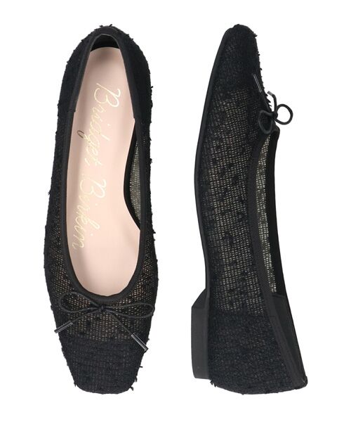 Bridget Birkin / ブリジットバーキン パンプス | 【Bridget Birkin】スクエアトゥチュールバレエシューズ | 詳細6