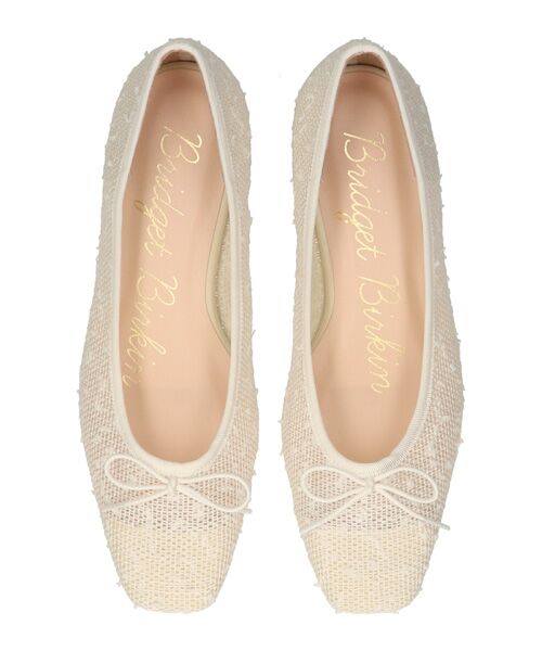 Bridget Birkin / ブリジットバーキン パンプス | 【Bridget Birkin】スクエアトゥチュールバレエシューズ | 詳細12