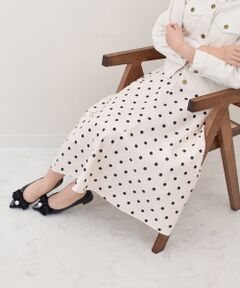 Bridget Birkin / ブリジットバーキン パンプス | 【Bridget Birkin】パールリボンポインテッドパンプス