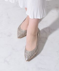 Bridget Birkin / ブリジットバーキン パンプス | 【Bridget Birkin】編み込みフラットシューズ