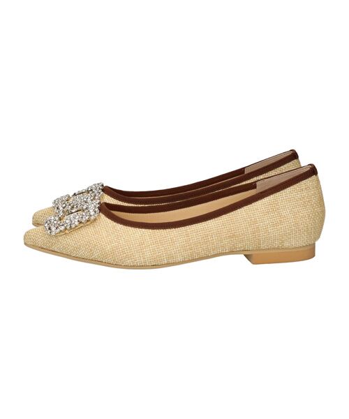 Bridget Birkin / ブリジットバーキン パンプス | 【Bridget Birkin】ビジューポインテッドトゥバレエシューズ | 詳細9