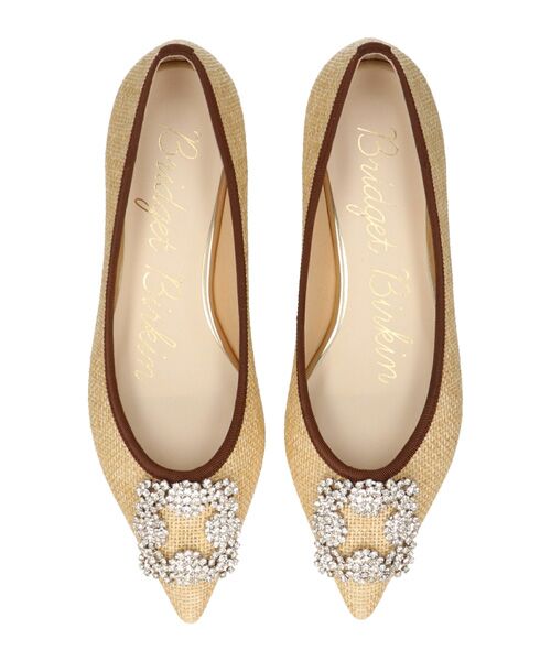 Bridget Birkin / ブリジットバーキン パンプス | 【Bridget Birkin】ビジューポインテッドトゥバレエシューズ | 詳細12