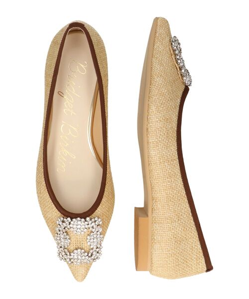 Bridget Birkin / ブリジットバーキン パンプス | 【Bridget Birkin】ビジューポインテッドトゥバレエシューズ | 詳細13