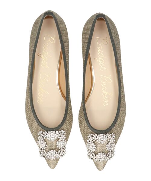 Bridget Birkin / ブリジットバーキン パンプス | 【Bridget Birkin】ビジューポインテッドトゥバレエシューズ | 詳細19