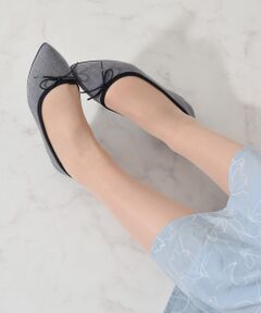 Bridget Birkin / ブリジットバーキン バレエシューズ | 【Bridget Birkin】ポインテッドリボンバレエシューズ