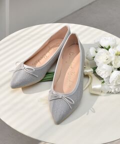 Bridget Birkin / ブリジットバーキン バレエシューズ | 【Bridget Birkin】ポインテッドリボンバレエシューズ