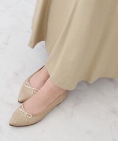 Bridget Birkin / ブリジットバーキン バレエシューズ | 【Bridget Birkin】ポインテッドトゥバレエシューズ