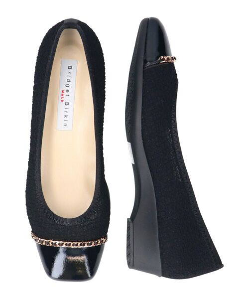 Bridget Birkin / ブリジットバーキン パンプス | 【BRIDGET BIRKIN WALK】チェーンアクセントスクエアパンプス | 詳細6