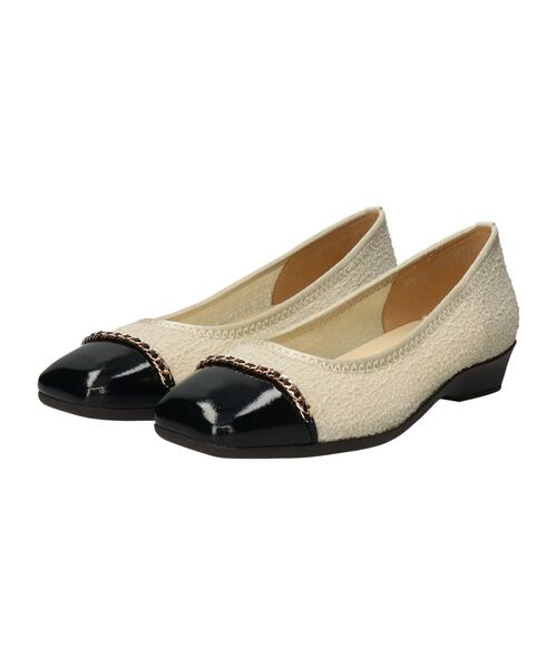 Bridget Birkin / ブリジットバーキン パンプス | 【BRIDGET BIRKIN WALK】チェーンアクセントスクエアパンプス | 詳細8