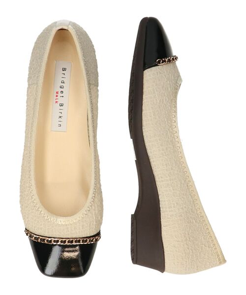 Bridget Birkin / ブリジットバーキン パンプス | 【BRIDGET BIRKIN WALK】チェーンアクセントスクエアパンプス | 詳細13