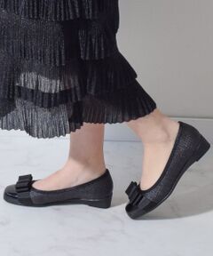 Bridget Birkin / ブリジットバーキン パンプス | 【BRIDGET BIRKIN WALK】グログランリボン切替ウォーキングパンプス