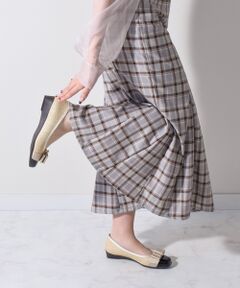 Bridget Birkin / ブリジットバーキン パンプス | 【BRIDGET BIRKIN WALK】グログランリボン切替ウォーキングパンプス