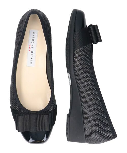 Bridget Birkin / ブリジットバーキン パンプス | 【BRIDGET BIRKIN WALK】グログランリボン切替ウォーキングパンプス | 詳細13