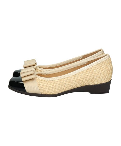 Bridget Birkin / ブリジットバーキン パンプス | 【BRIDGET BIRKIN WALK】グログランリボン切替ウォーキングパンプス | 詳細16