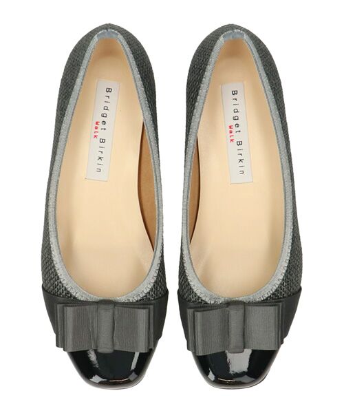 Bridget Birkin / ブリジットバーキン パンプス | 【BRIDGET BIRKIN WALK】グログランリボン切替ウォーキングパンプス | 詳細26