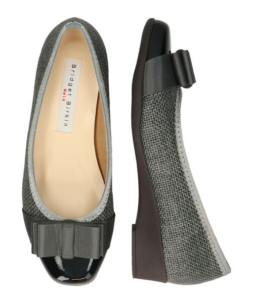 Bridget Birkin / ブリジットバーキン パンプス | 【BRIDGET BIRKIN WALK】グログランリボン切替ウォーキングパンプス | 詳細27