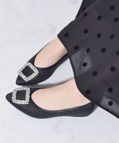 Bridget Birkin / ブリジットバーキン パンプス | 【BRIDGET BIRKIN WALK】ビジューモチーフポインテッドパンプス