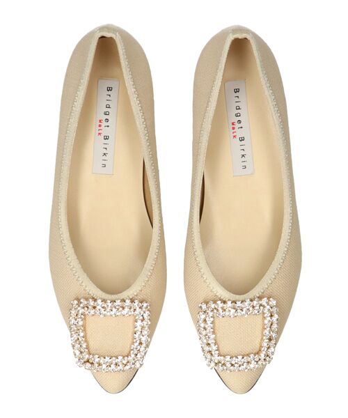 Bridget Birkin / ブリジットバーキン パンプス | 【BRIDGET BIRKIN WALK】ビジューモチーフポインテッドパンプス | 詳細12