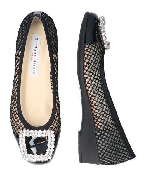 Bridget Birkin / ブリジットバーキン パンプス | 【BRIDGET BIRKIN WALK】ビジューモチーフメッシュパンプス | 詳細6