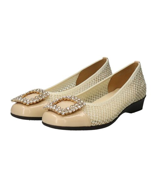 Bridget Birkin / ブリジットバーキン パンプス | 【BRIDGET BIRKIN WALK】ビジューモチーフメッシュパンプス | 詳細8